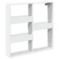 Armoire murale blanc 80x15x80 cm bois d'ingénierie