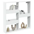 Armoire murale blanc 80x15x80 cm bois d'ingénierie