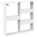 Armoire murale blanc 80x15x80 cm bois d'ingénierie