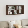 Étagère murale chêne marron 100x25x50 cm bois d'ingénierie