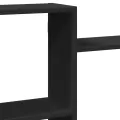 Étagère murale noir 159x18x65 cm bois d'ingénierie