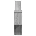 Étagère murale sonoma gris 100x15x70 cm bois ingénierie