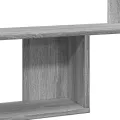 Étagère murale sonoma gris 100x15x70 cm bois ingénierie
