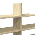 Étagère murale chêne sonoma 124,5x18x60,5 cm bois d'ingénierie