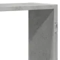 Étagère murale gris béton 159x18x65 cm bois d'ingénierie