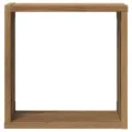 Étagères cube murales 6 pcs chêne artisanal bois d'ingénierie