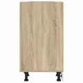 Armoire basse chêne sonoma 20x44,5x81,5 cm bois d’ingénierie