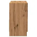 Armoire d'évier chêne artisanal 63x30x54 cm bois d'ingénierie