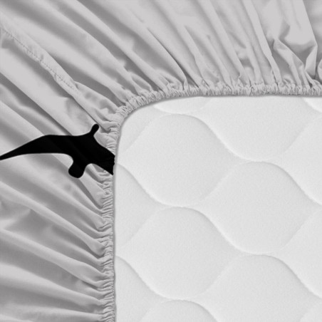 Verstelbaar onderlaken HappyFriday BLANC Multicolour Bed van 135/140 2