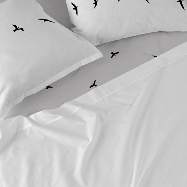 Fitted bottom sheet HappyFriday BLANC Multicolour Super king 28 x 2 x