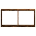 Armoire murale 60x16x30 cm chêne fumé bois d'ingénierie