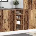 Armoire de plancher vieux bois 30x44,5x81,5cm bois d'ingénierie