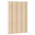 Vitrine murale avec 56 compartiments 40x4,5x60 cm