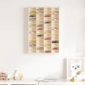 Vitrine murale avec 56 compartiments 40x4,5x60 cm