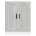 Armoire de cuisine Porto gris béton bois d'ingénierie