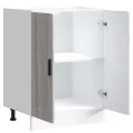 Armoire de cuisine Porto sonoma gris bois d'ingénierie