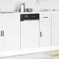 Panneau de lave-vaisselle Porto blanc 45x1,5x67 cm