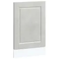 Panneau de lave-vaisselle Porto gris béton 45x1,5x67 cm