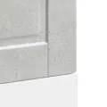 Panneau de lave-vaisselle Porto gris béton 45x1,5x67 cm