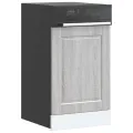Panneau de lave-vaisselle Porto sonoma gris 45x1,5x67 cm