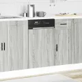 Panneau de lave-vaisselle Porto sonoma gris 45x1,5x67 cm