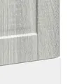 Panneau de lave-vaisselle Porto sonoma gris 45x1,5x67 cm