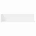 Étagères murales 2 pcs blanc 75x16,5x16,5 cm bois d'ingénierie