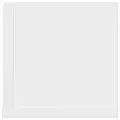 Étagères murales 2 pcs blanc 75x16,5x16,5 cm bois d'ingénierie