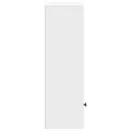 Bibliothèque blanc 31x24x77 cm bois d'ingénierie