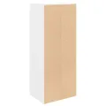 Bibliothèque blanc 31x24x77 cm bois d'ingénierie