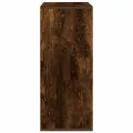 Bibliothèque chêne fumé 60x30x71,5 cm bois d'ingénierie