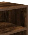Bibliothèque chêne fumé 60x30x71,5 cm bois d'ingénierie