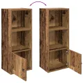 Bibliothèque vieux bois 31x24x77 cm bois d'ingénierie