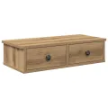 Étagère murale avec tiroirs chêne artisanal bois d'ingénierie