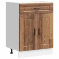Armoire de cuisine Porto vieux bois bois d'ingénierie