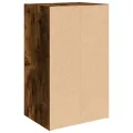 Bibliothèque chêne fumé 31x24x52 cm bois d'ingénierie