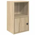 Bibliothèque chêne sonoma 31x24x52 cm bois d'ingénierie
