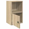 Bibliothèque chêne sonoma 31x24x52 cm bois d'ingénierie