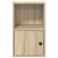 Bibliothèque chêne sonoma 31x24x52 cm bois d'ingénierie