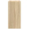 Bibliothèque chêne sonoma 31x24x52 cm bois d'ingénierie
