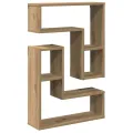 Étagères cube murales 2 pcs chêne artisanal bois d'ingénierie