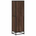 Bibliothèque chêne marron 40x35x139 cm bois d'ingénierie