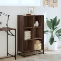 Bibliothèque chêne marron 65,5x33x107,5 cm bois d'ingénierie