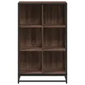 Bibliothèque chêne marron 65,5x33x107,5 cm bois d'ingénierie