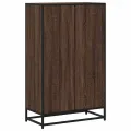 Bibliothèque chêne marron 65,5x33x107,5 cm bois d'ingénierie