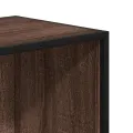 Bibliothèque chêne marron 65,5x33x107,5 cm bois d'ingénierie