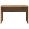 Tabouret de toilette chêne artisanal 70x35x45cm bois ingénierie