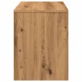 Tabouret de toilette chêne artisanal 70x35x45cm bois ingénierie