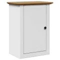 Meubles de salle de bain 4 pcs BODO blanc bois de pin massif