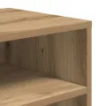 Bibliothèque chêne artisanal 66x31x80 cm bois d'ingénierie